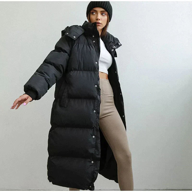 Warm Women's Down Parka Coat Elise