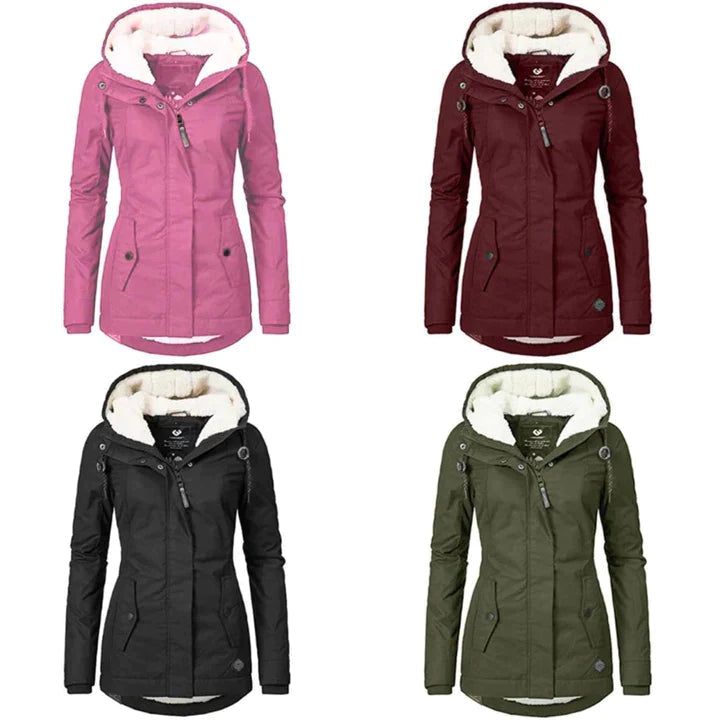 Warm Womens Parka Coat - Lina