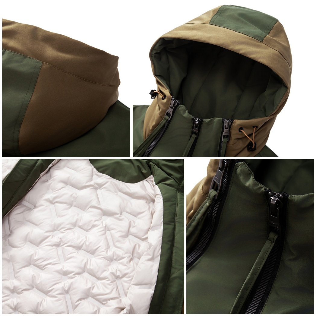 Warm Waterproof Men's Parka Jacket