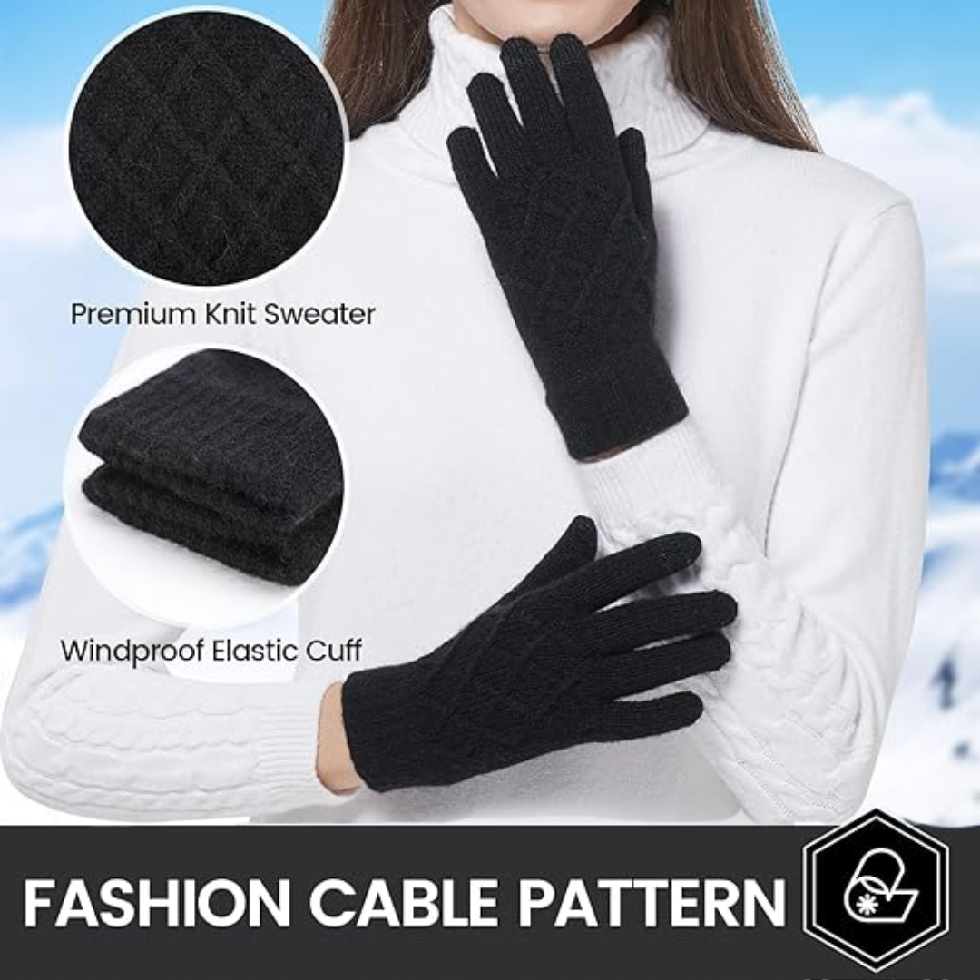 Warm Insulated Smartphone Winter Gloves