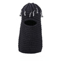 Unisex Knitted Beanie with Integrated Face Mask, Autumn Winter Ear-Warming Cap