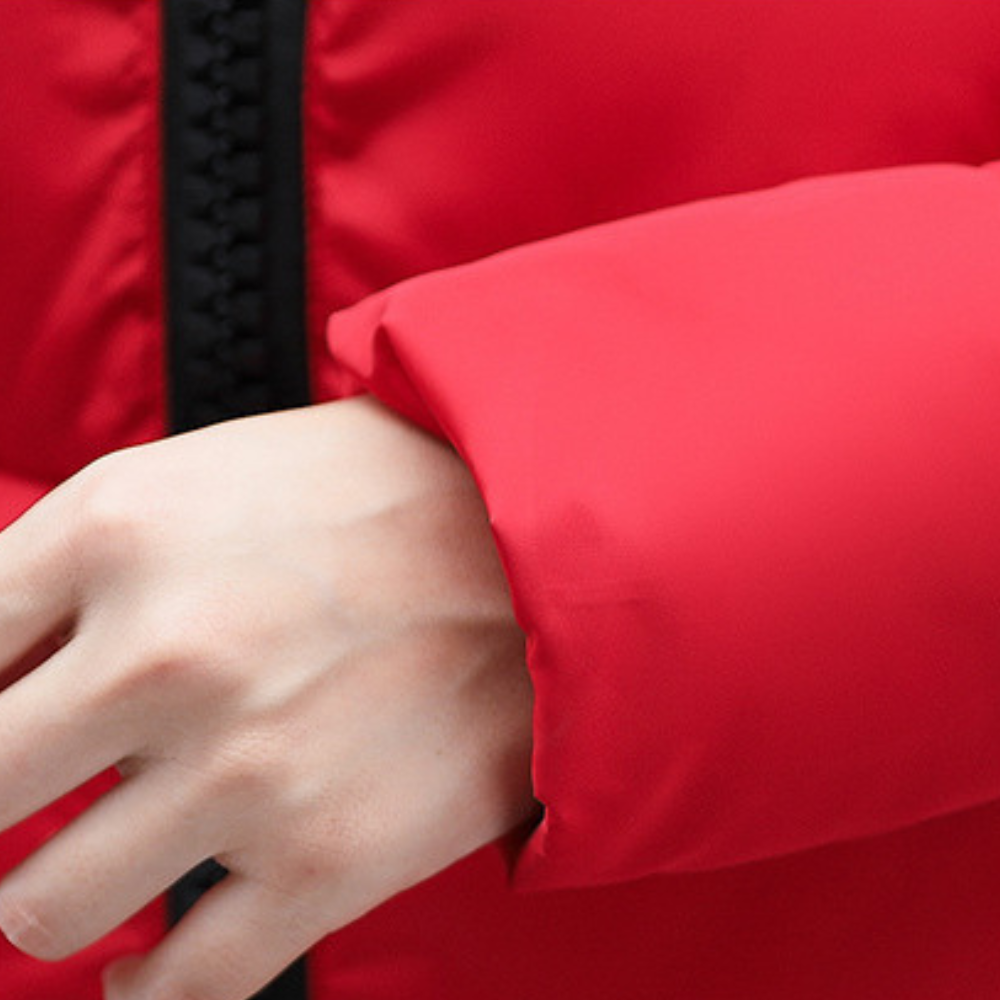 Cozy Women's Down Jacket with Hood