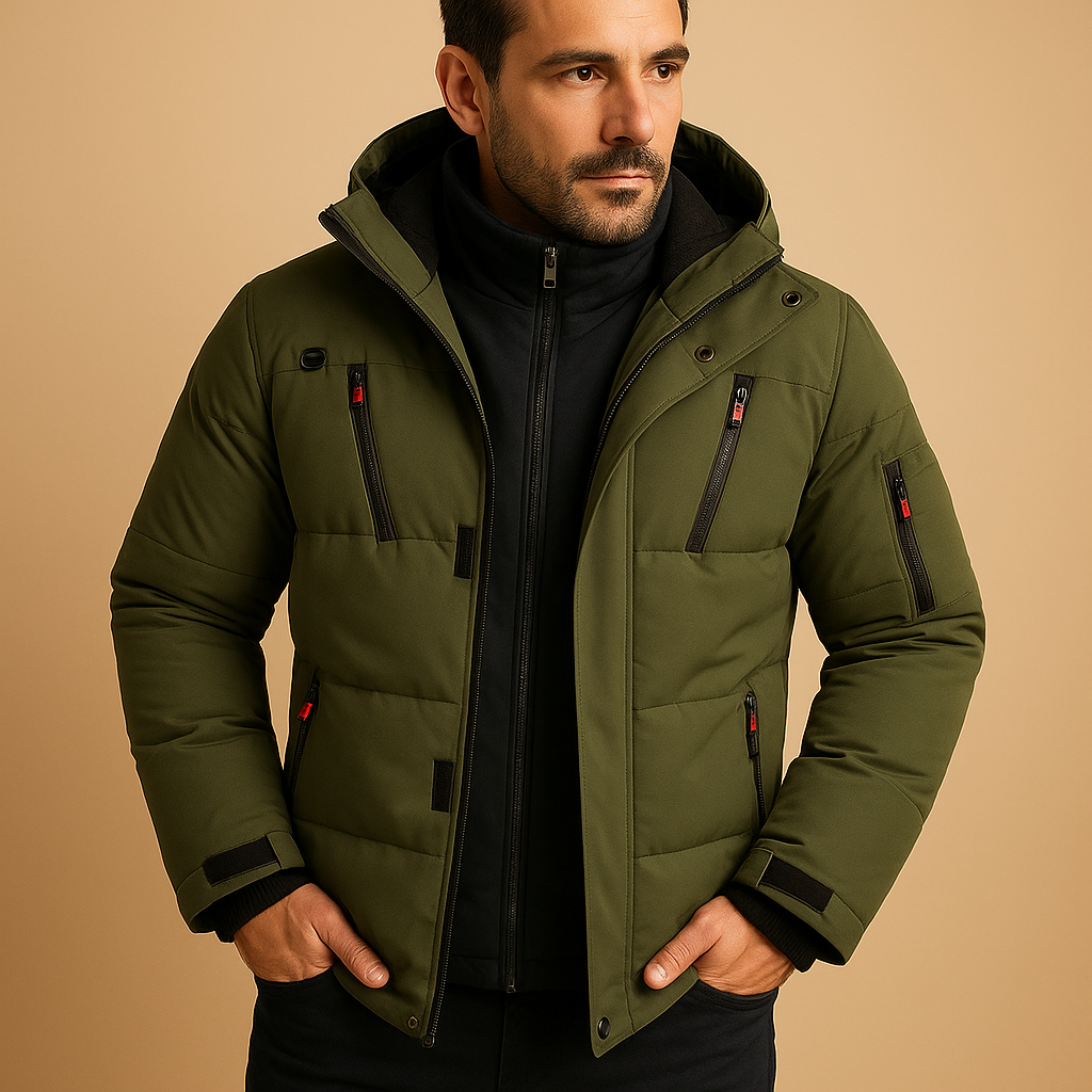 Warm Insulated Mens Winter Coat