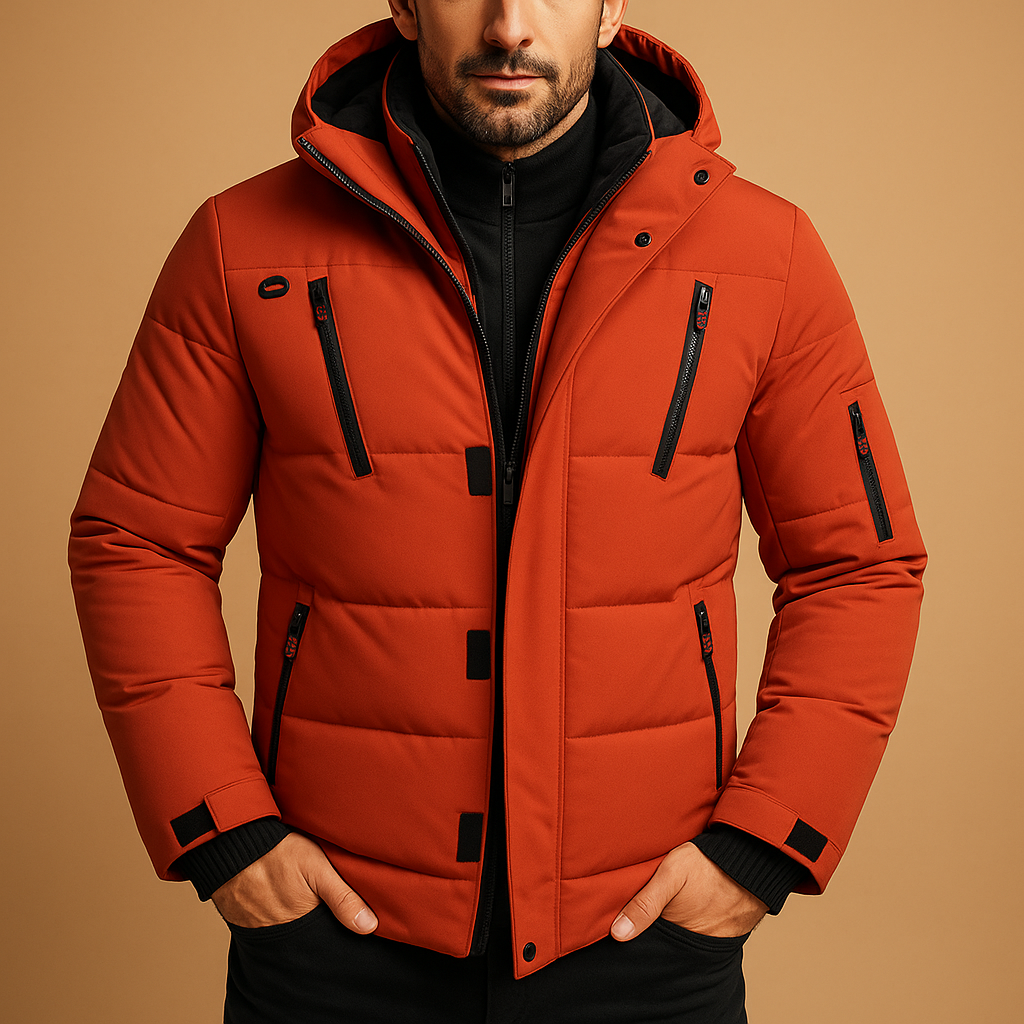 Warm Insulated Mens Winter Coat