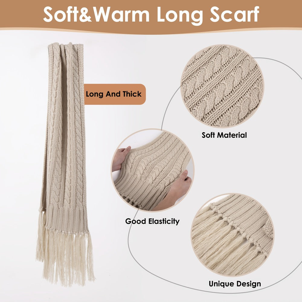 Winter Accessories Set – Winter Hat Scarf Gloves Set for Women 3 Piece Warm Suede Touch Coordinated Cold